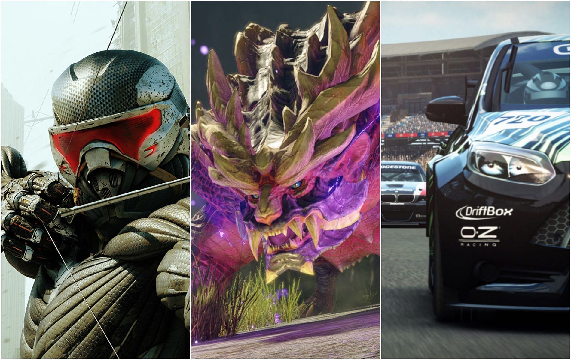 These games also offer some of the best visuals and performance on Nintendo&#039;s latest portable (Images via Crytek/Capcom/Codemasters)