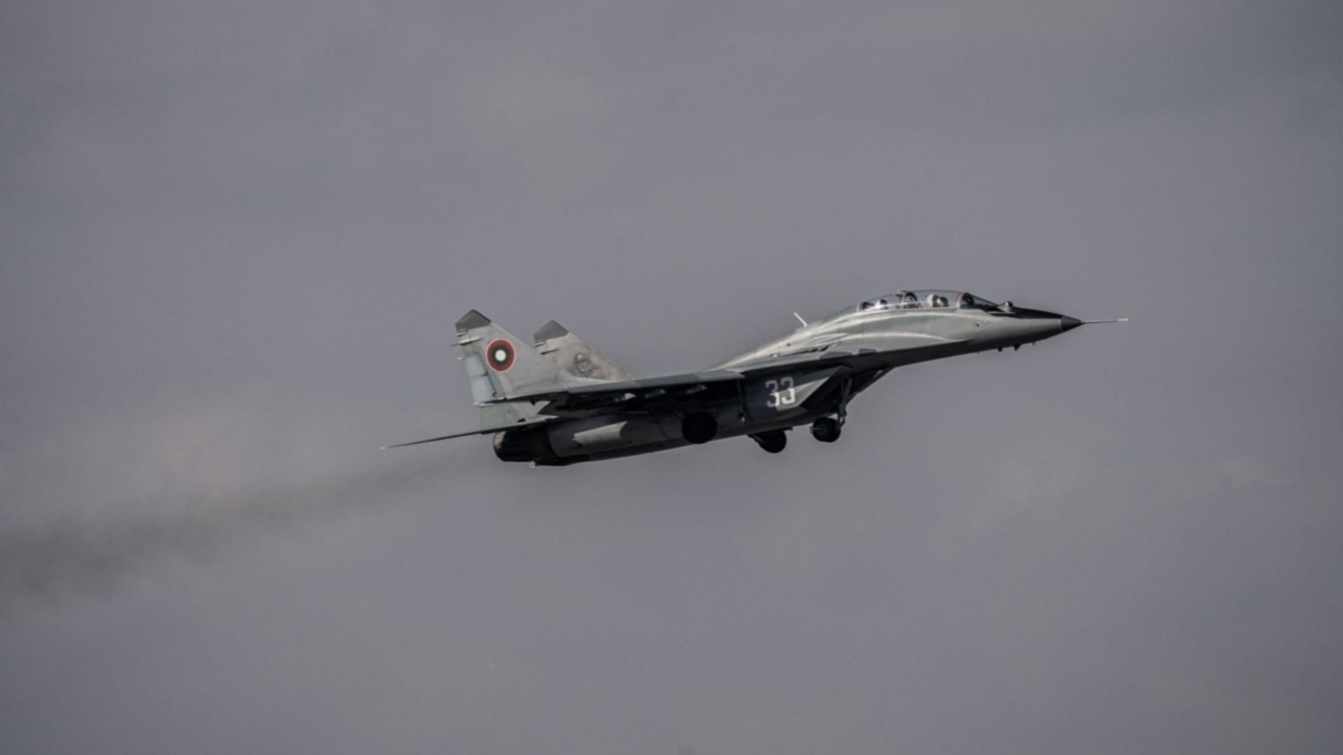 Representational picture of the MiG-29 reportedly flown by the Ghost of Kyiv (Image via Hristo Rusev/Getty Images)