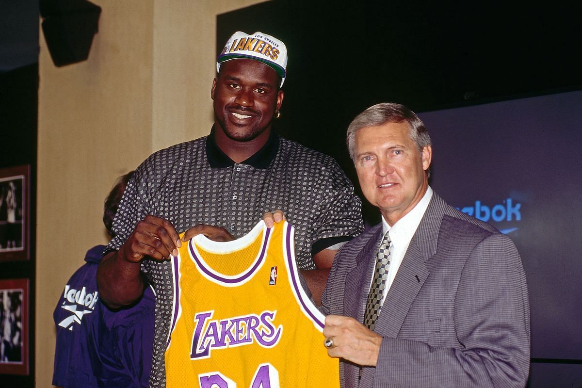 LA Lakers legend Jerry West engineered one of the most iconic trades in NBA history when he pried Shaquille O&#039;Neal from the Orlando Magic. [Photo: Silver Screen and Roll]