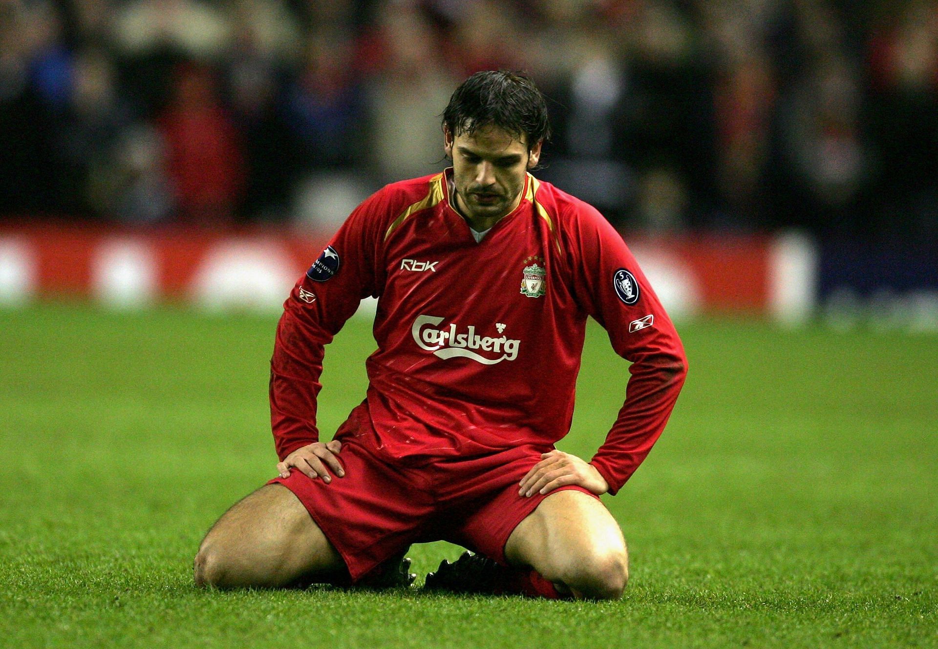 Morientes didn't quite do it in the red of Liverpool.