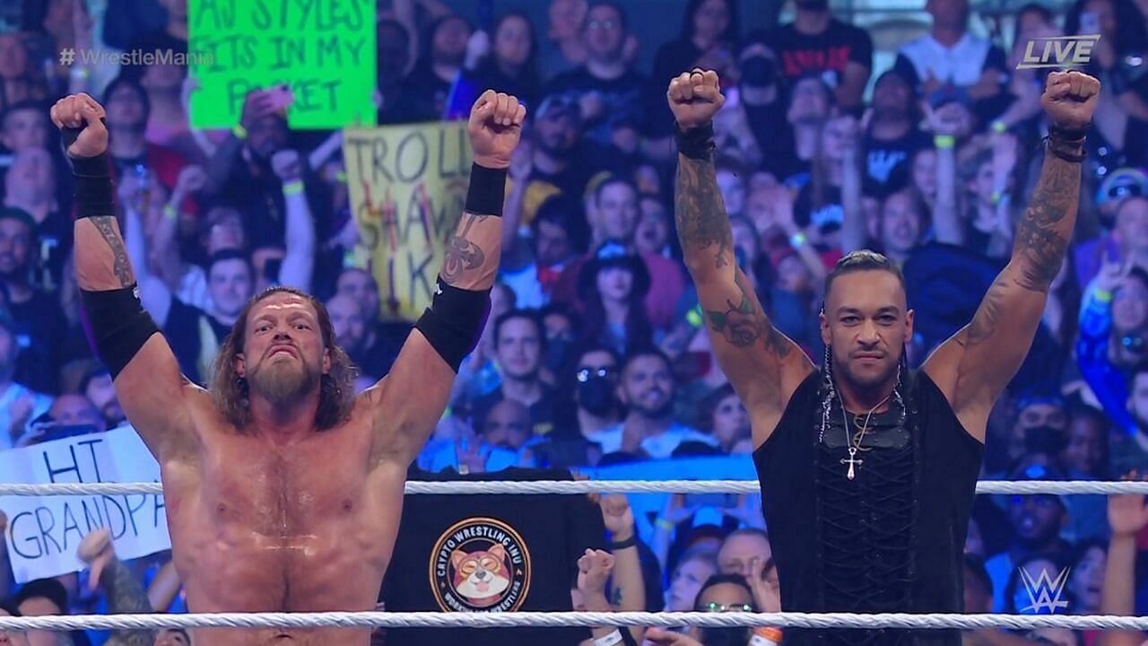 Damian Priest aligned with Edge at WrestleMania 38