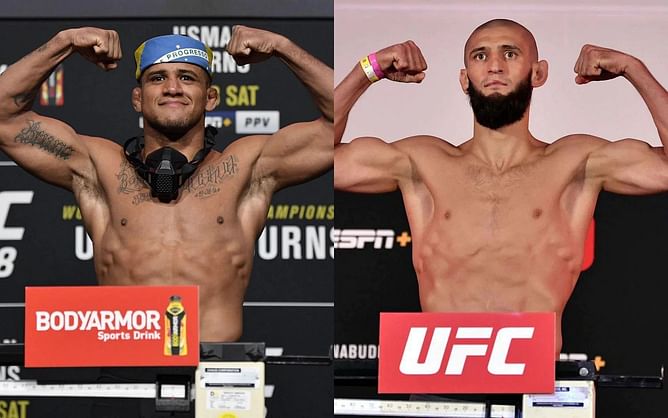"He's right there, top five" - Gilbert Burns compares Khamzat Chimaev to his toughest opponents