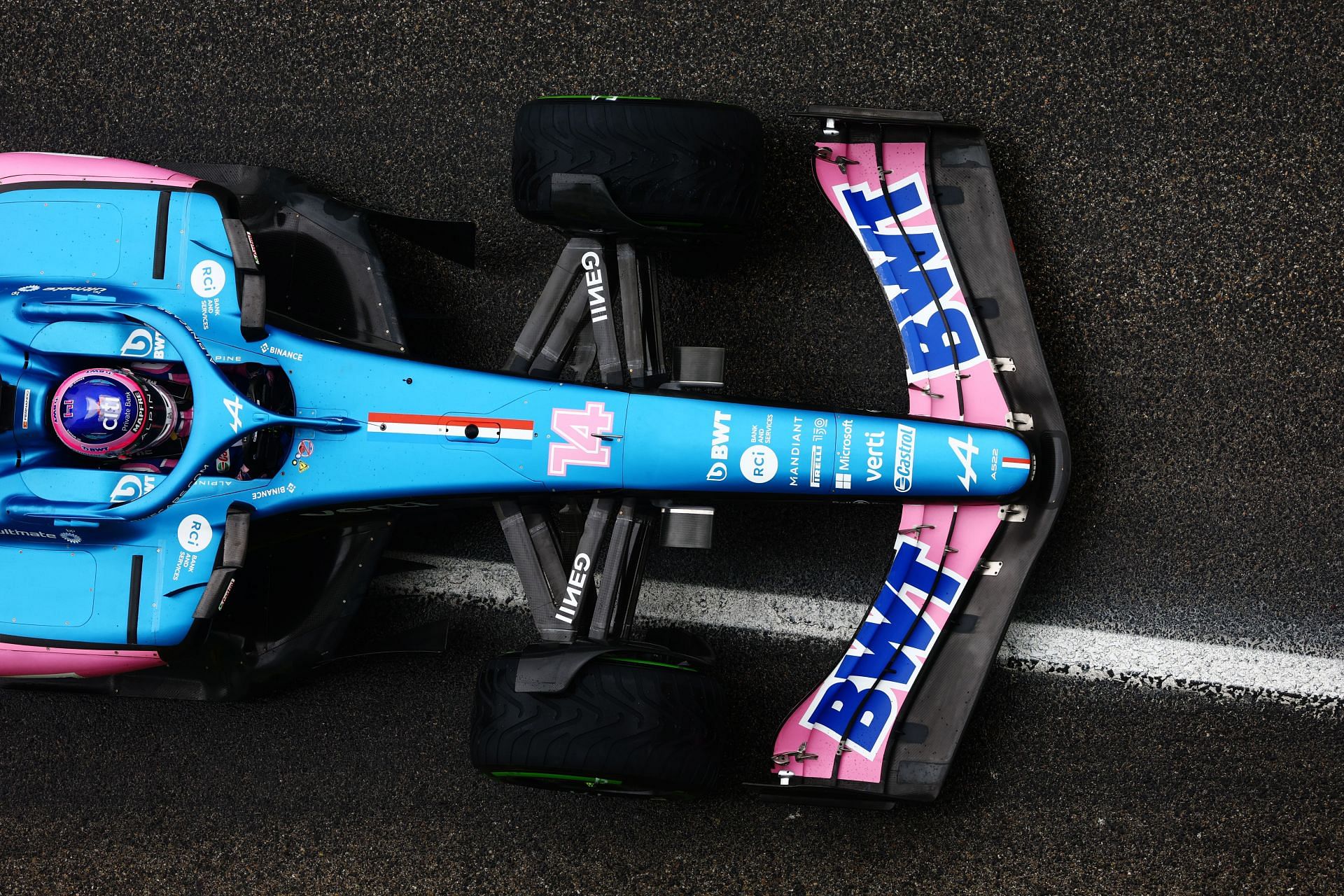 Fernando Alonso (#14) Alpine A522, 2022 Imola GP