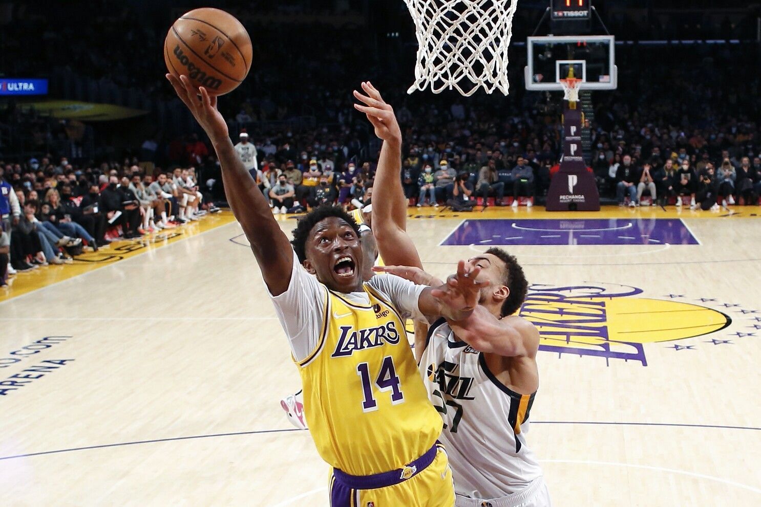 Stanley Johnson, in his hometown, had one of his best games of the season against Rudy Gobert and the Utah Jazz.