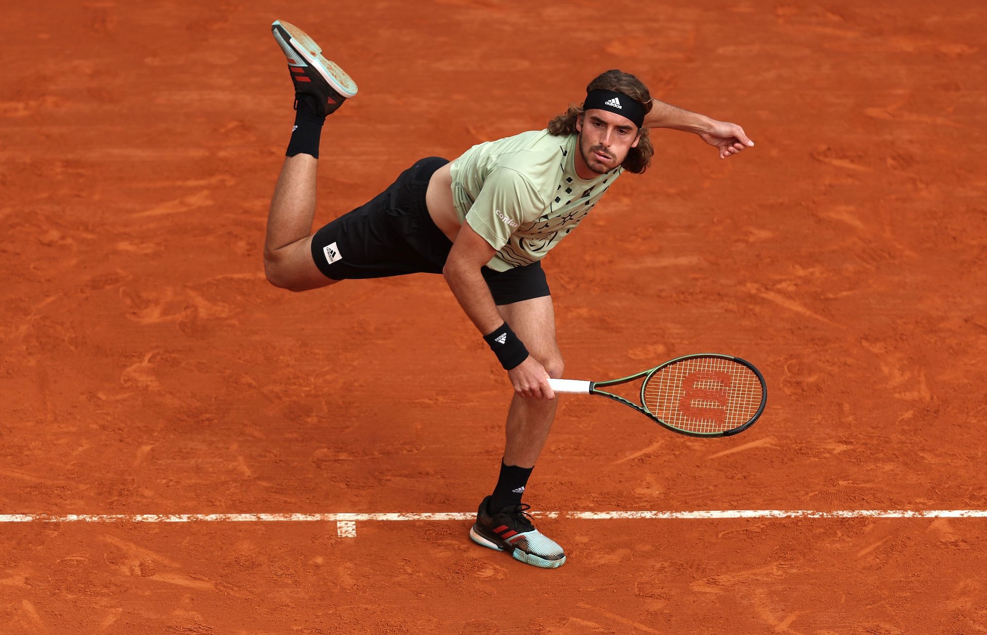 Stefanos Tsitsipas at the 2022 Rolex Monte-Carlo Masters.