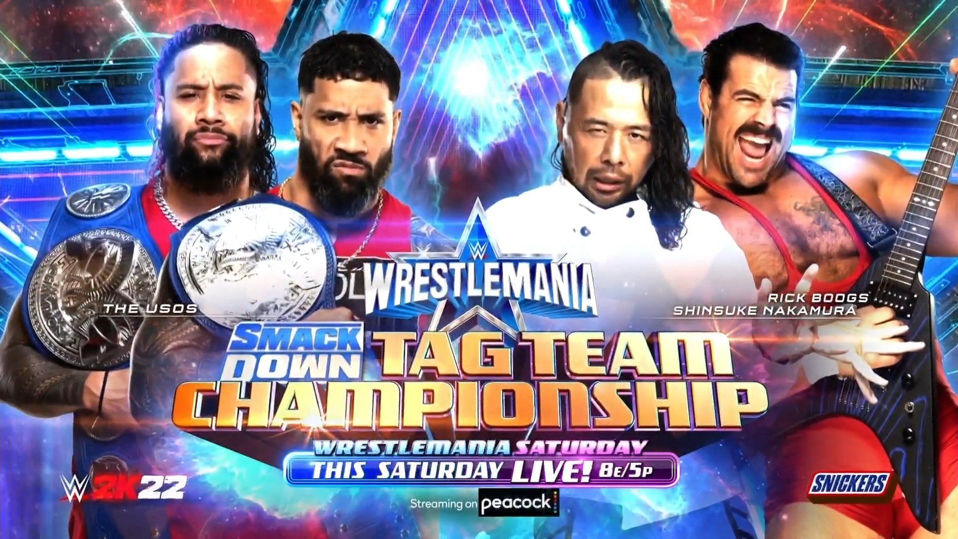 The WWE Smackdown Tag Team Championship will be on the line!