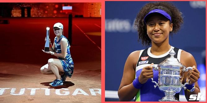 Iga Swiatek equals Naomi Osaka's streak of 23 consecutive wins after triumphing at Porsche Tennis Grand Prix in Stuttgart