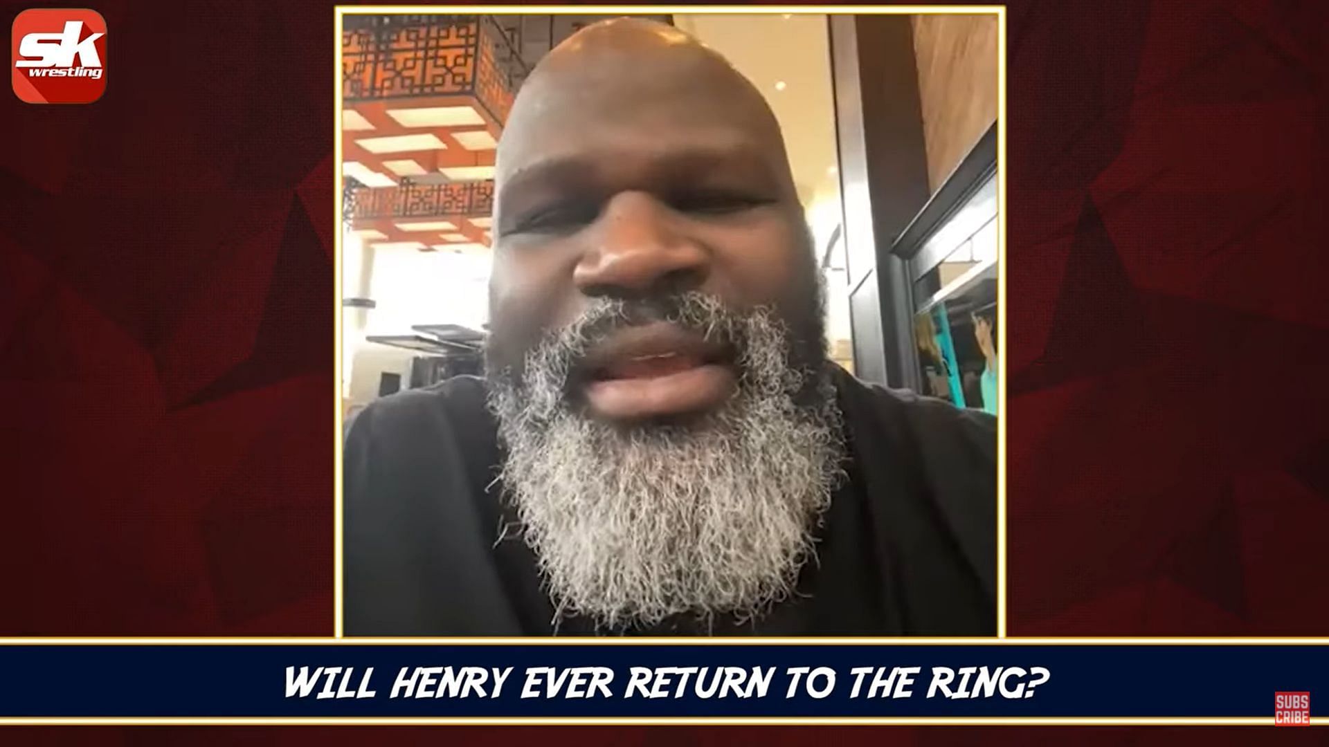 A still from Mark Henry&#039;s exclusive interview with Sportskeeda Wrestling