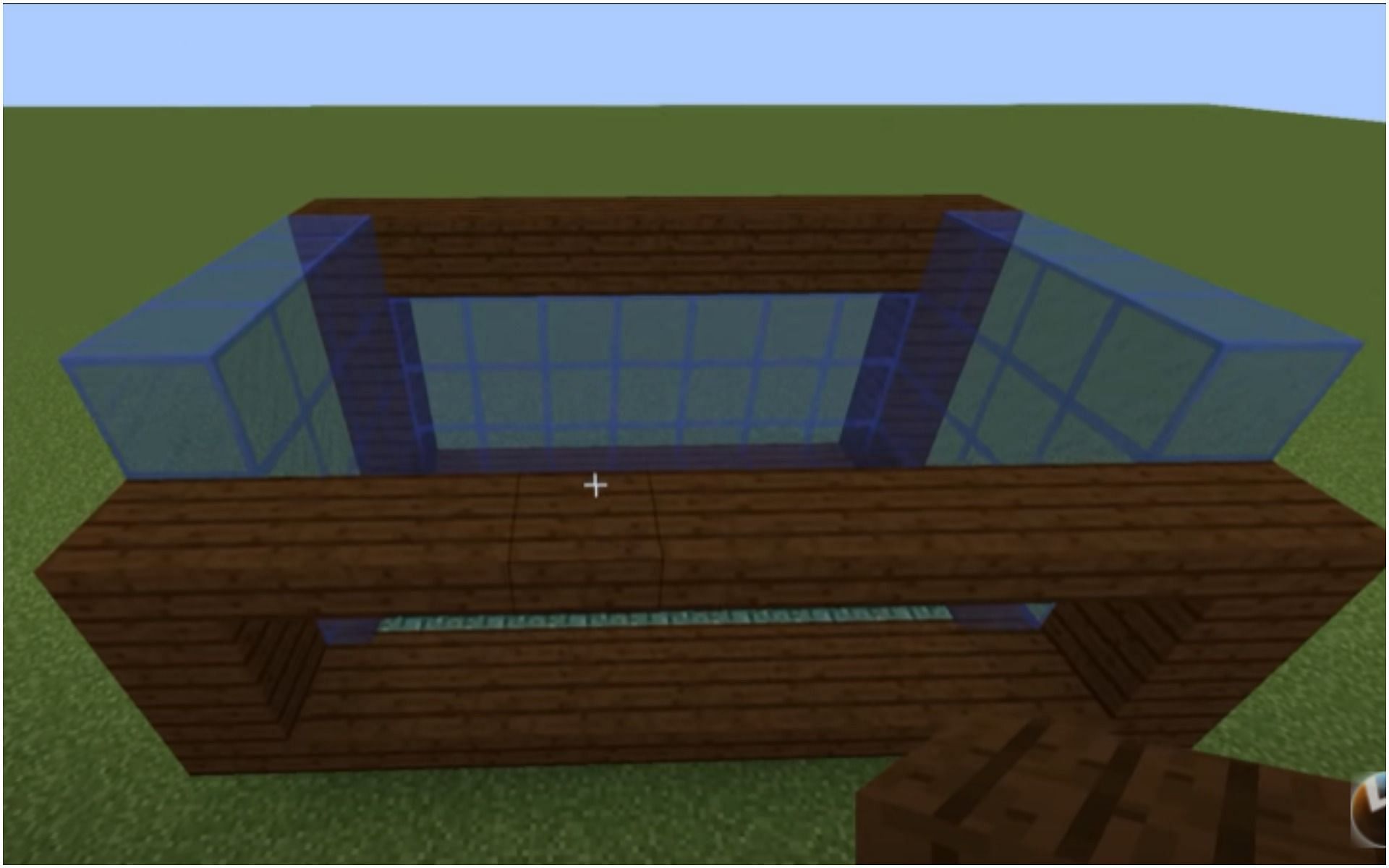 The frame of the farm enclosed in glass (Image via YouTube/stormfrenzy)