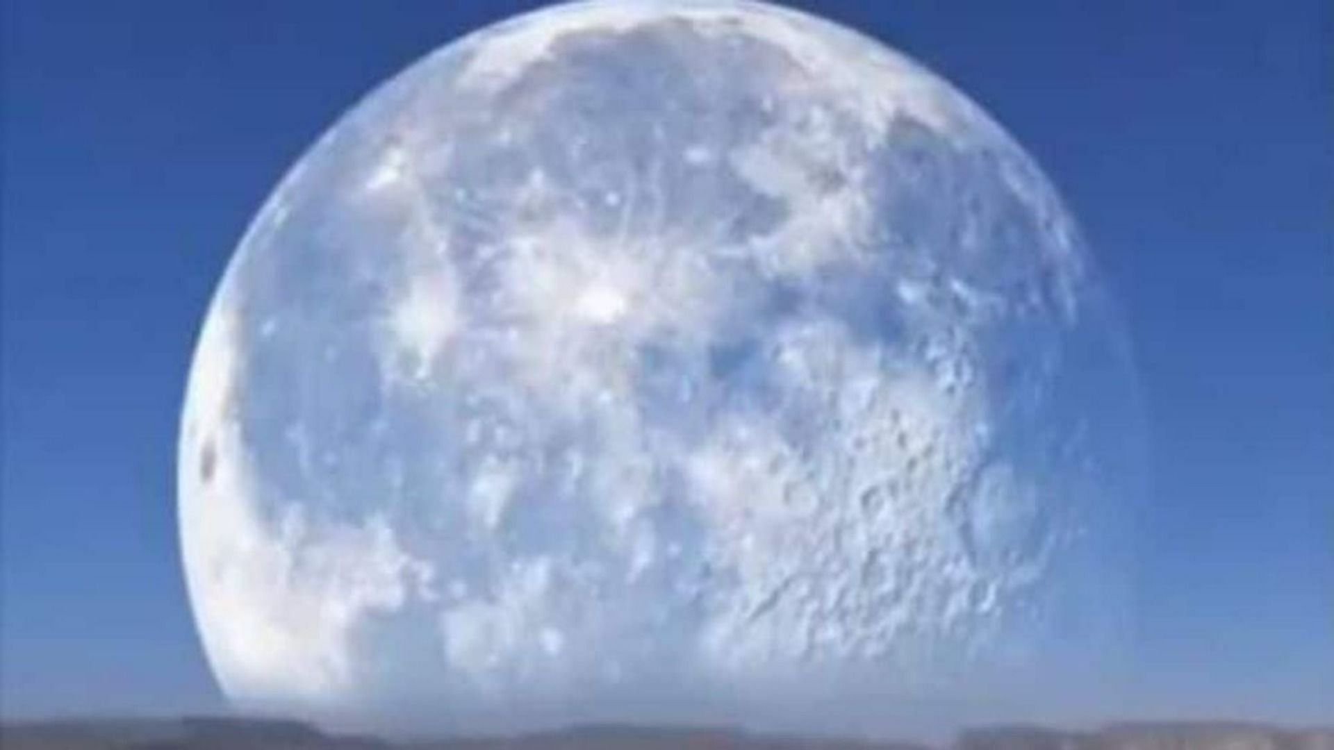 Video of the moon eclipsing the sun at the North Pole goes viral on social media (Image via BeachDog15/Twitter)