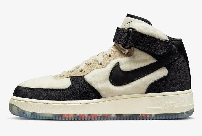 Official Images of the Off-White x Nike Air Force 1 Mid Black -  JustFreshKicks