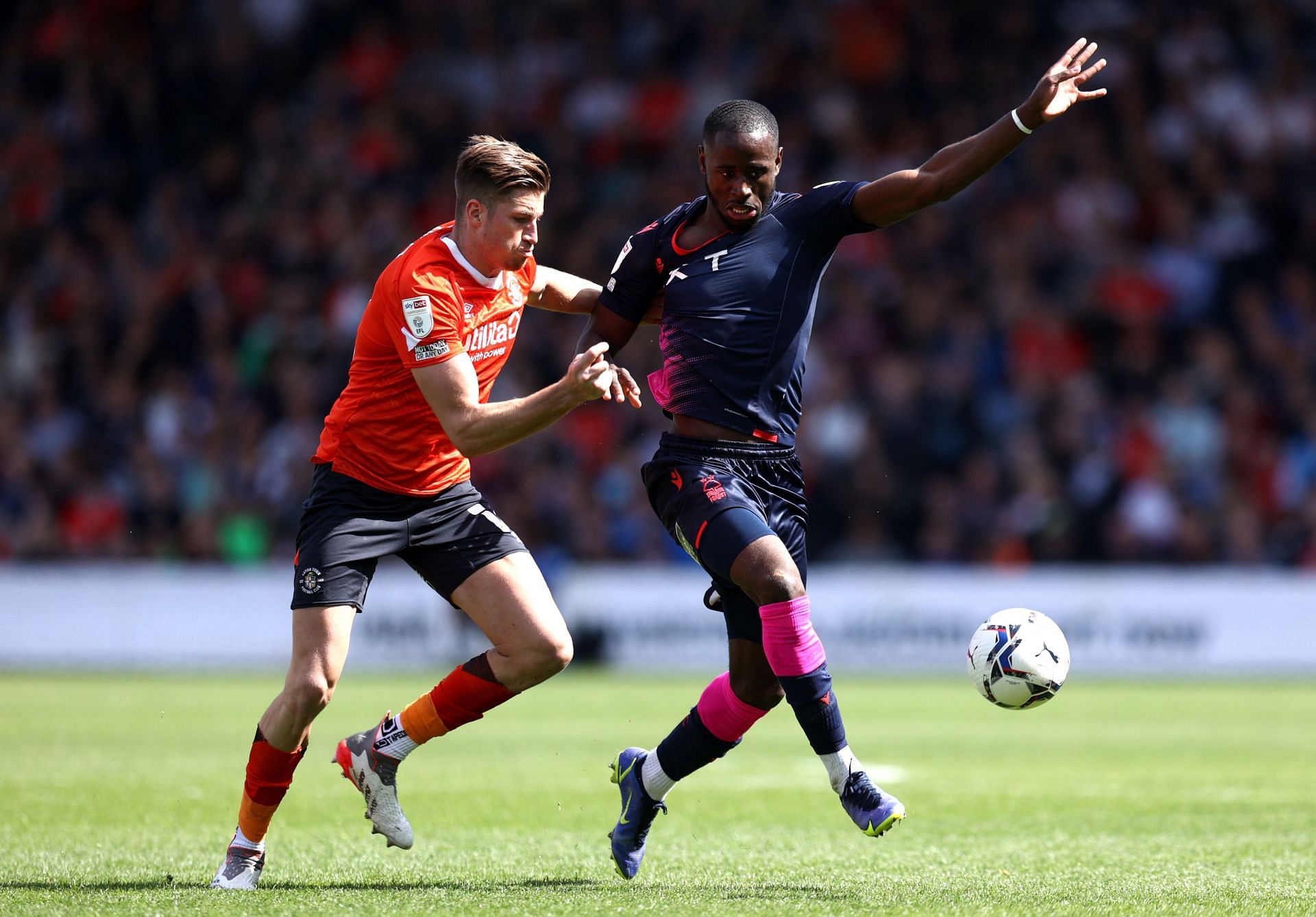 Luton Town will face a tough tie against Blackpool.