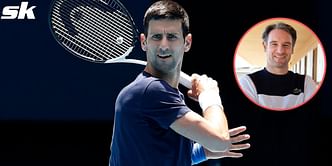 "He's a little late every time, but it's not just with us" - Guillaume Couillard on Novak Djokovic's training habits