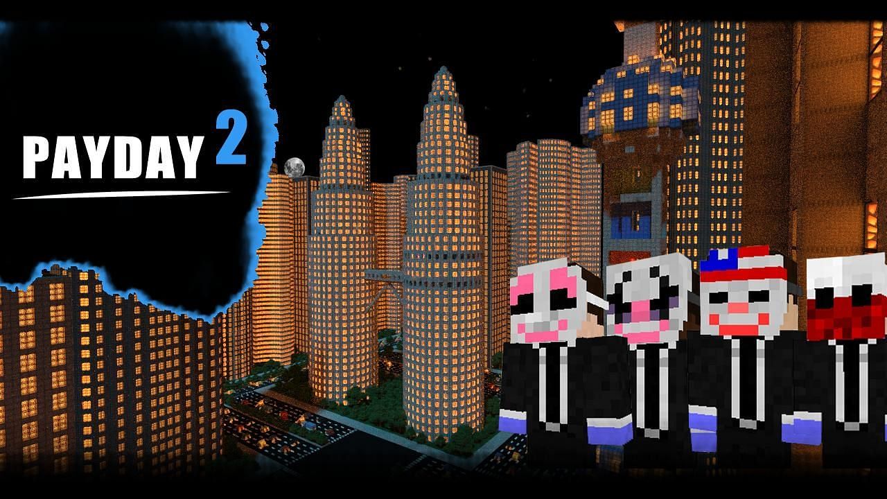 Payday 2 Endgame (Image via minecraftmaps.net)