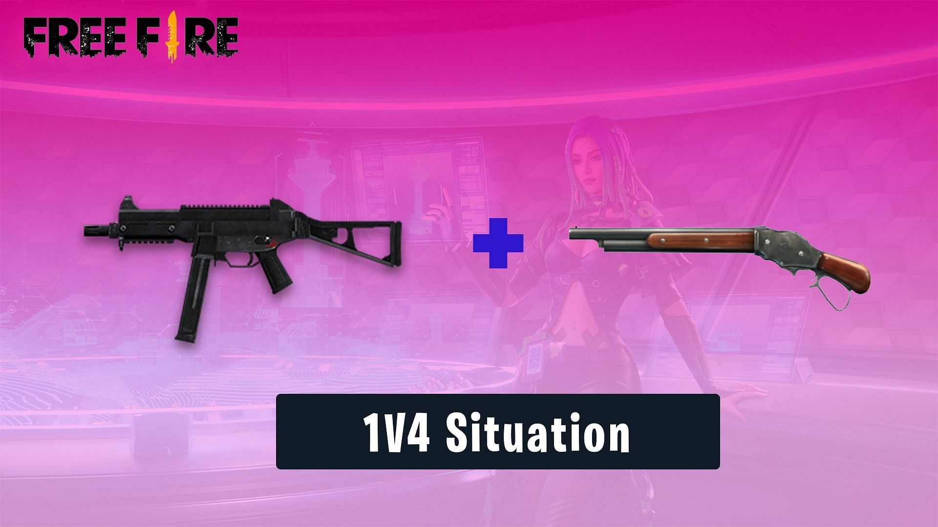 These gun combos can get you victory in 1v4 warfare (Image via Sportskeeda)