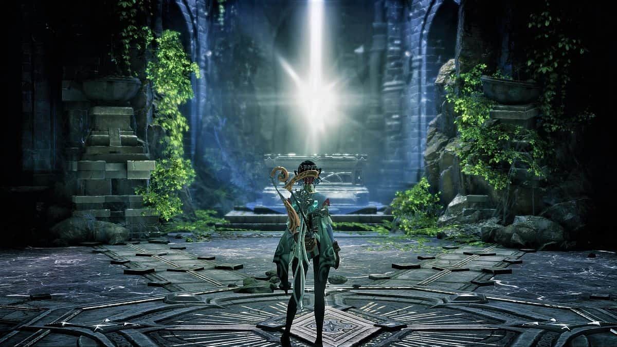 A player prepares to explore Illusion Bamboo Island (Image via Smilegate)