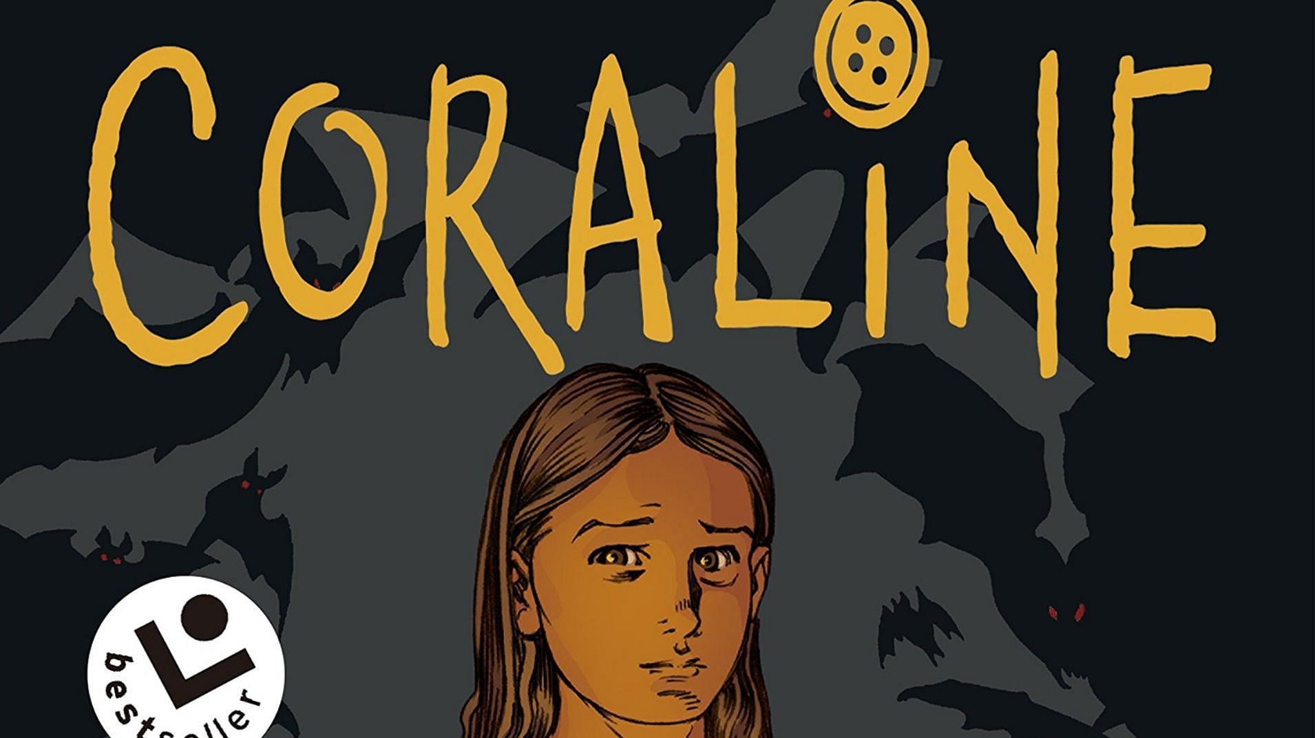 The story follows the titular Coraline as she discovers a world that mirrors her own but isn't everything it seems to be (Image via neilgaiman.com)