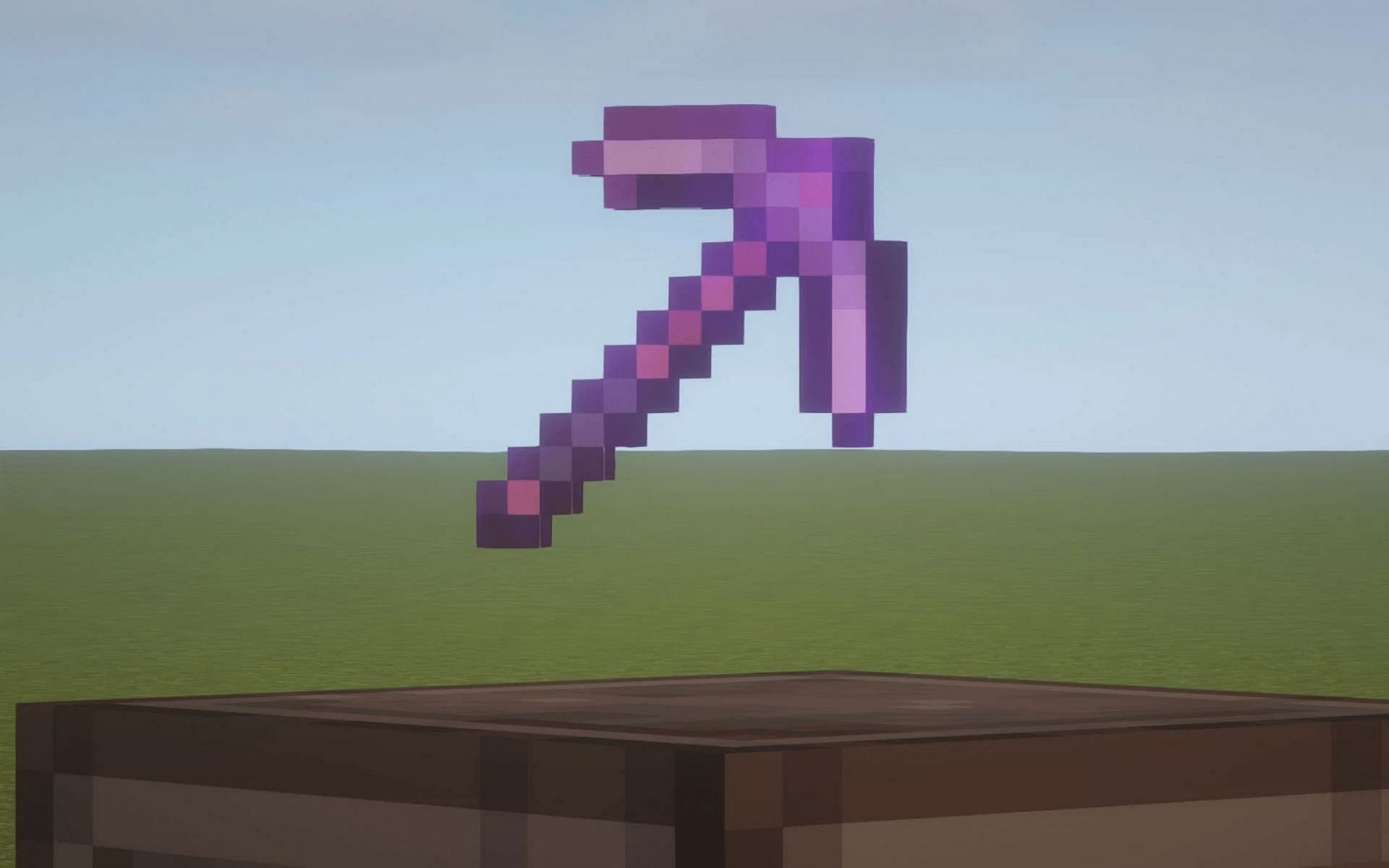 Enchanting a pickaxe in Minecraft can go a long way (Image via Mojang)