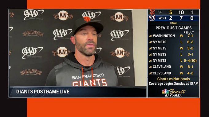 Giants postgame press conference