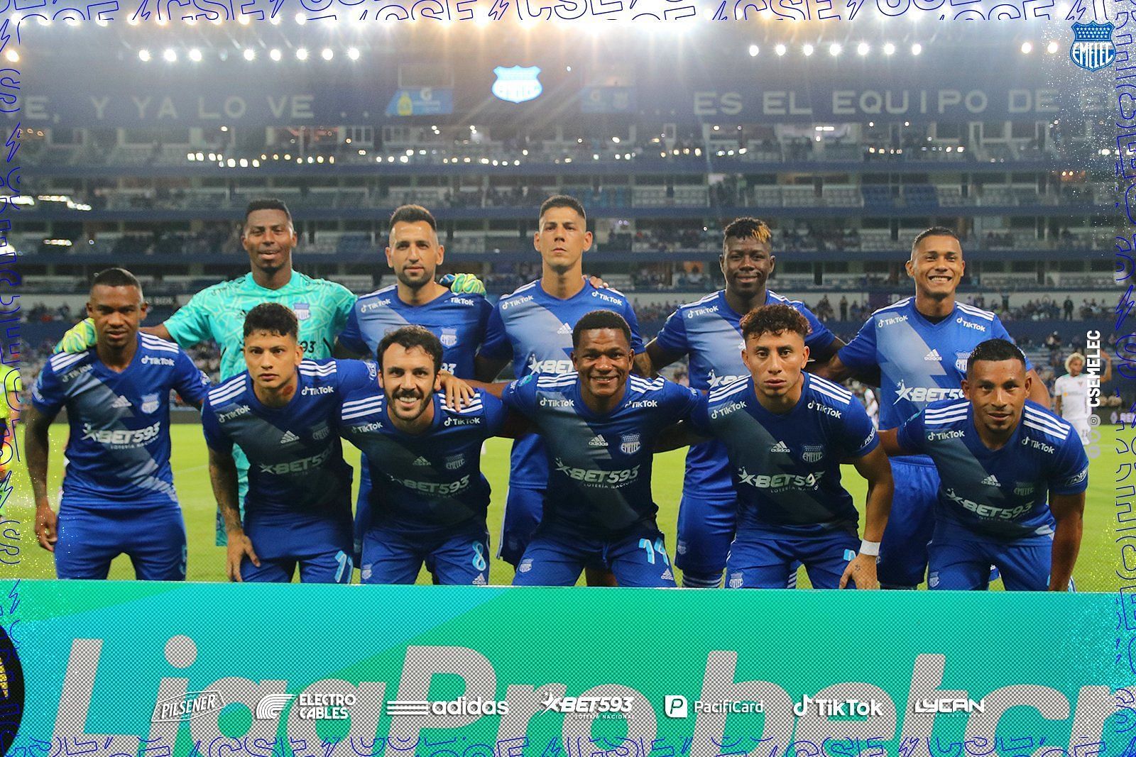 CS Emelec will face Independiente Petrolero on Wednesday. Credit: @CSEmelec Twitter