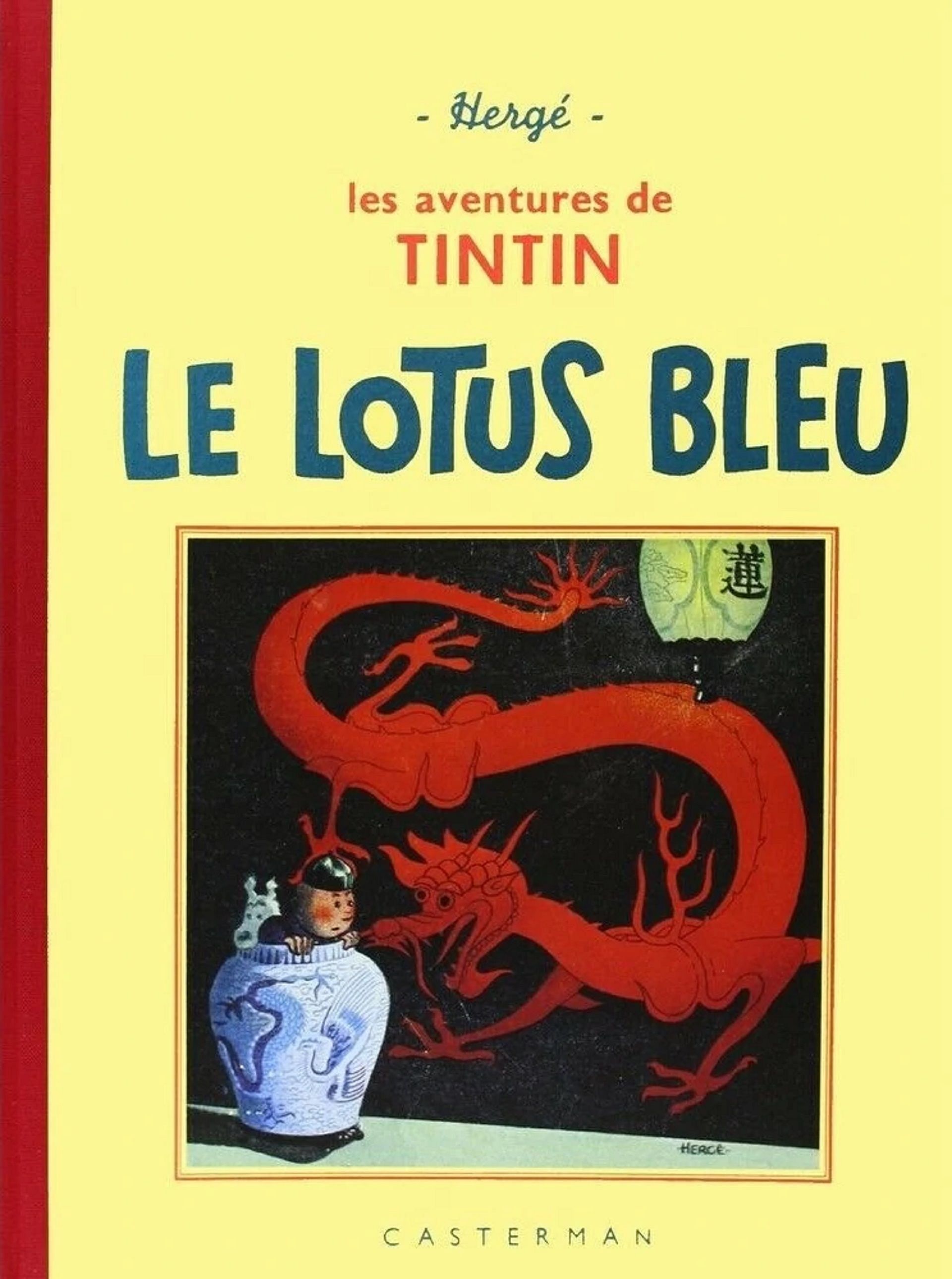 In the comic book, Tintin goes to China (Image via Tintin)