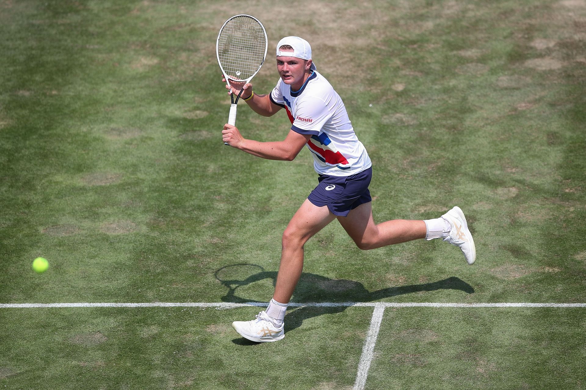 Dominic Stricker at the MercedesCup.