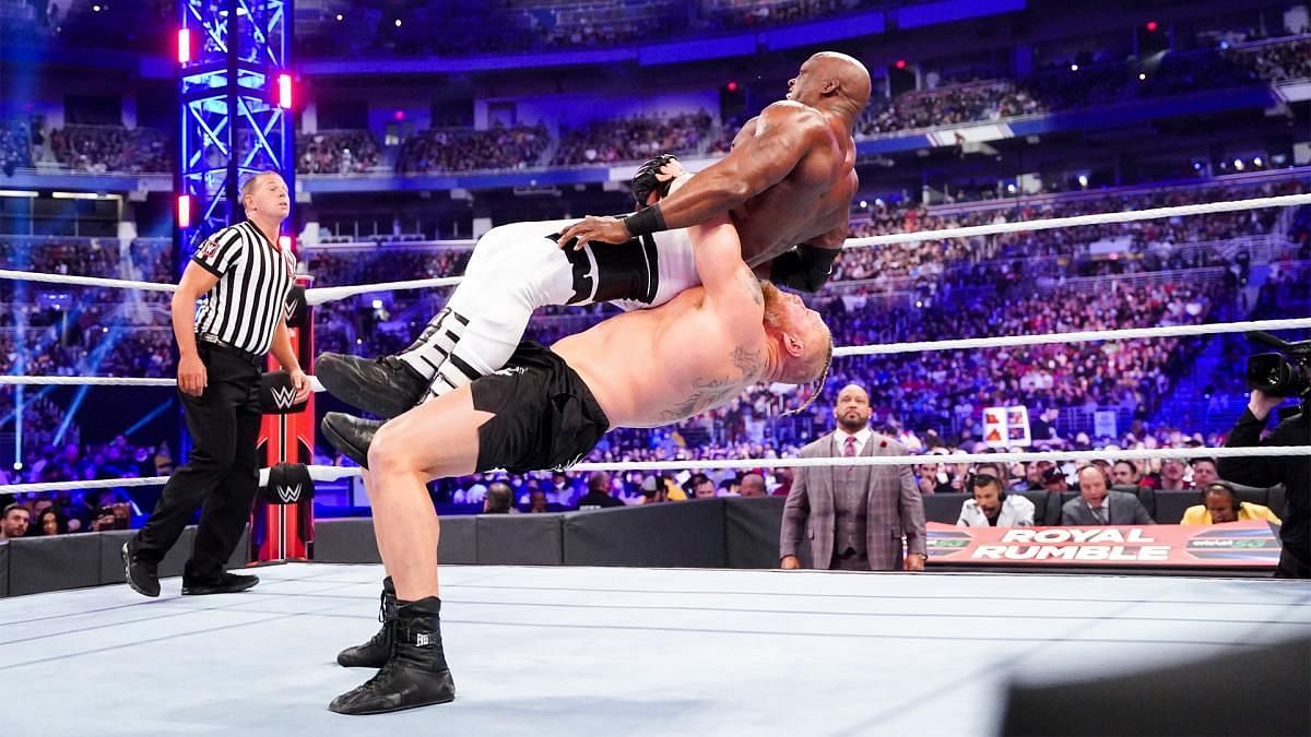Brock Lesnar could give Bobby Lashley a chance to redeem himself