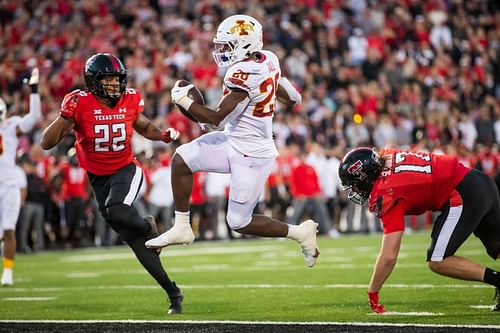 Breece Hall of Iowa State v Texas Tech