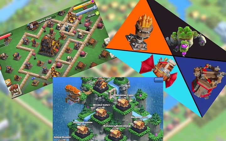 clash of clans capital army