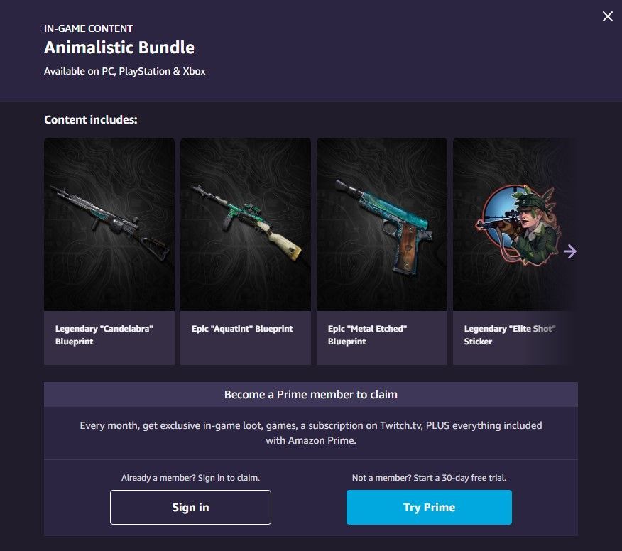 bundles Twitch Prime bonuses, more into Prime Gaming