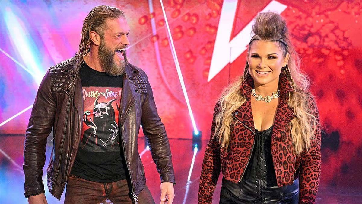 Edge (left) and Beth Phoenix (right) are WWE Hall of Famers
