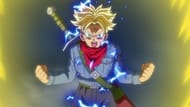 Future Trunks' new design as seen in Super (Image via Toei Animation)