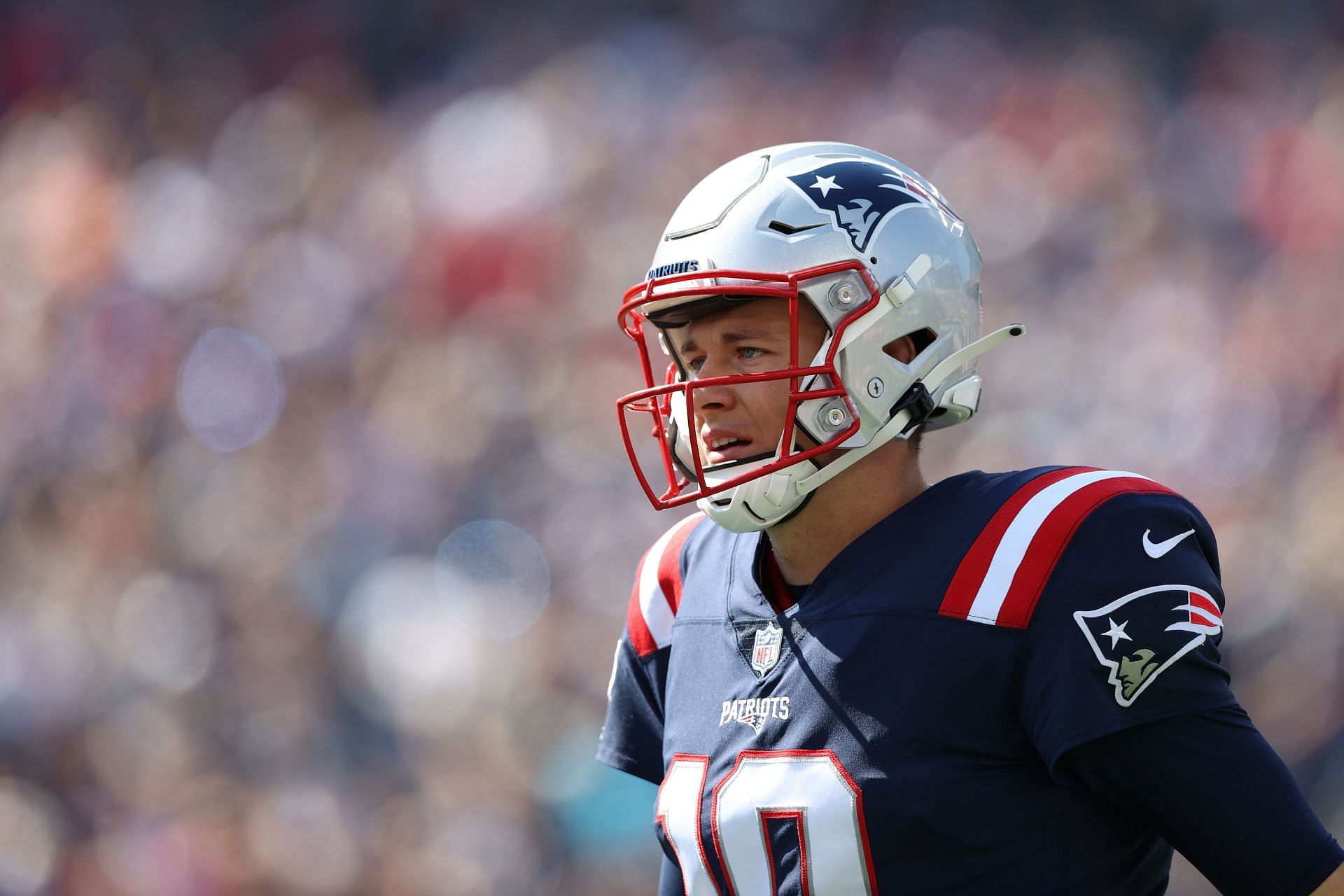 New England Patriots quarterback Mac Jones vs. New Orleans Saints