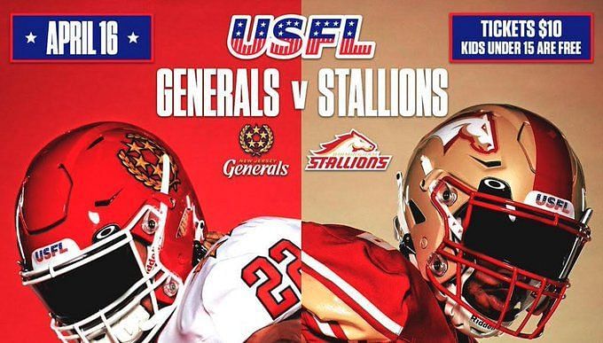 Birmingham Stallions vs. New Jersey Generals Week One Preview