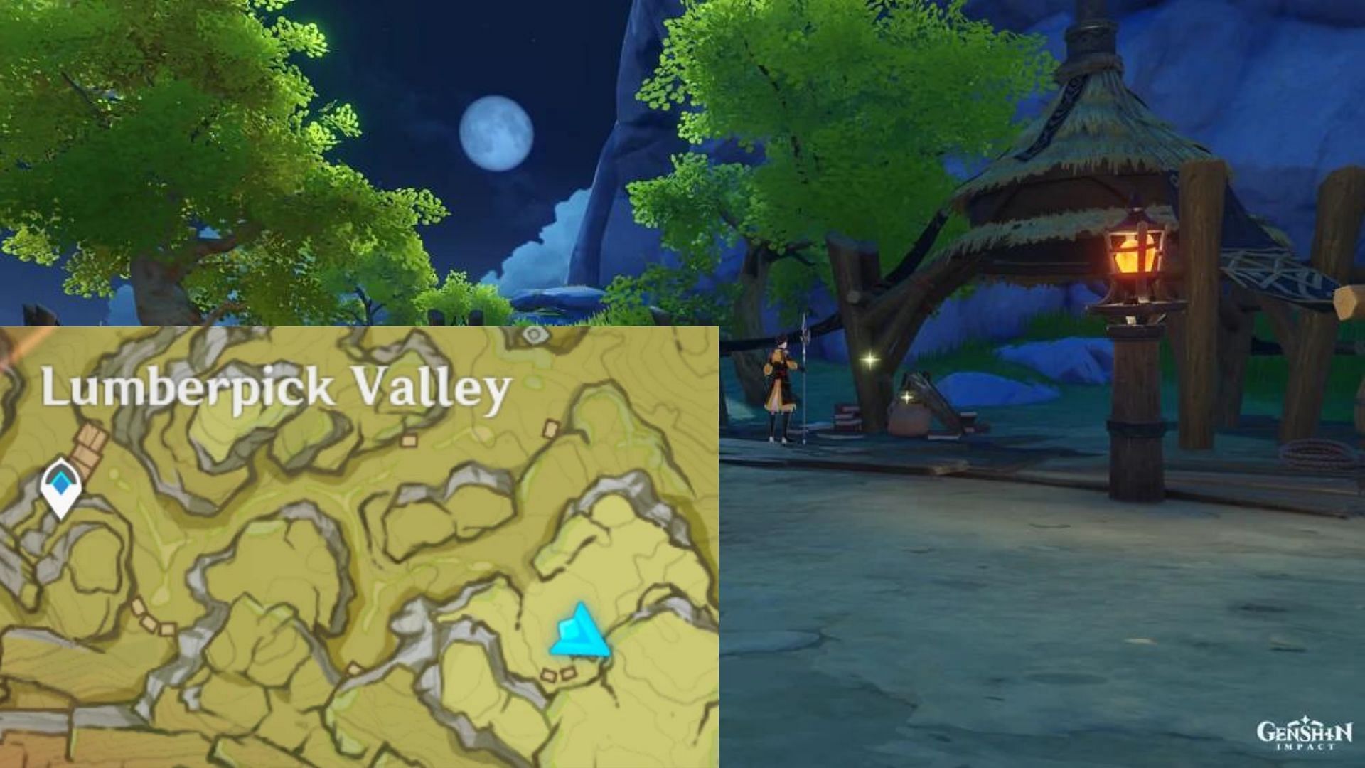 Location 2 - Lumberpick Valley (Image via Genshin Impact)