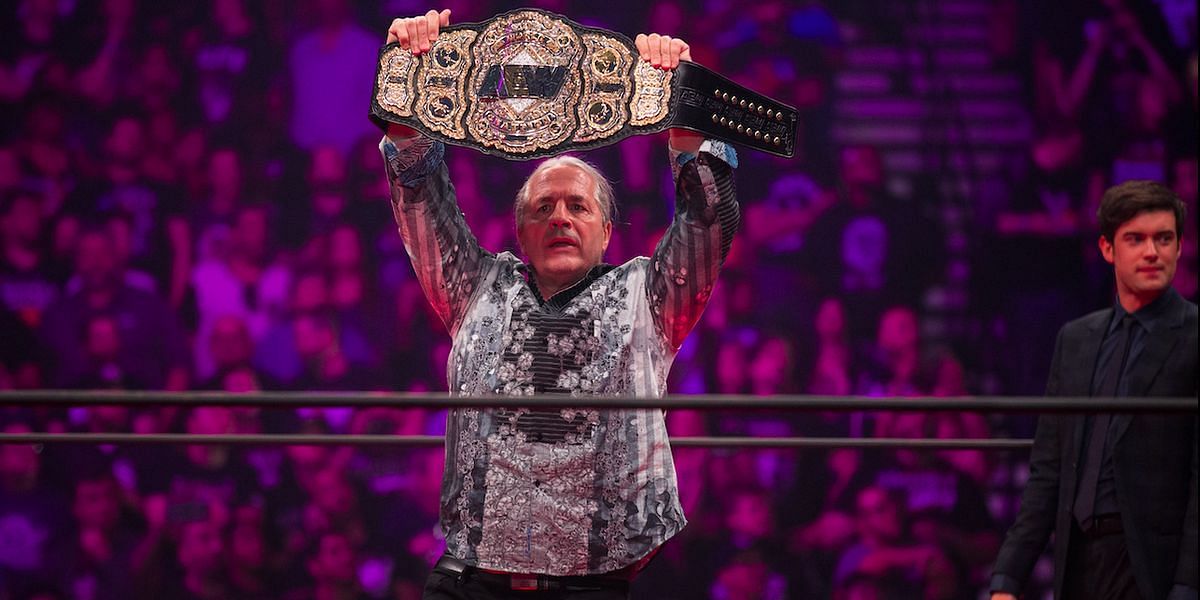 Bret Hart presented the AEW World Championship on Dynamite