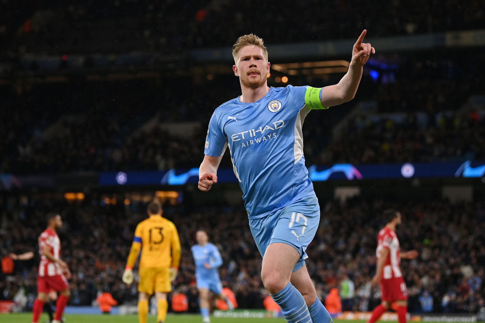 Kevin De Bruyne will look to inspire his team past Liverpool on Sunday.
