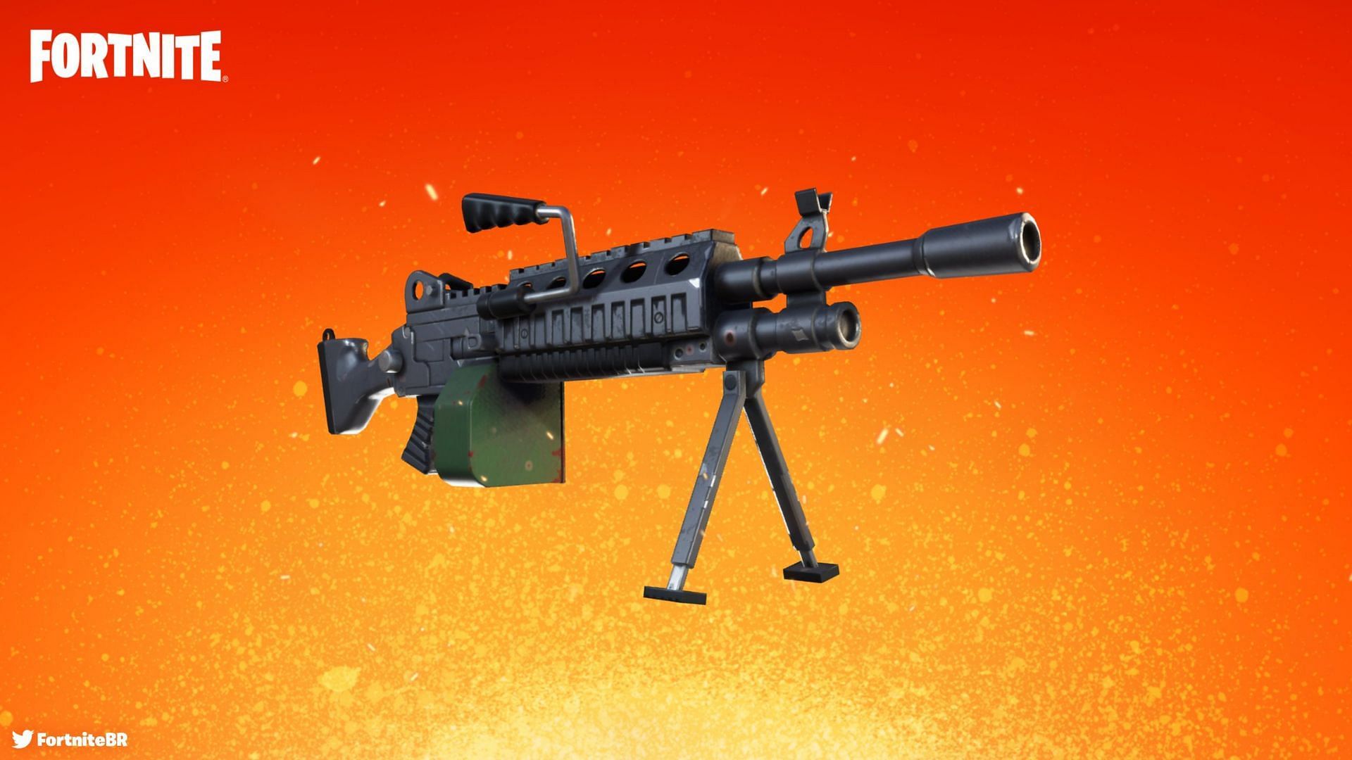 A fan favorite spray and pray weapon is arriving to the island soon (Image via Twitter/FortniteBR)