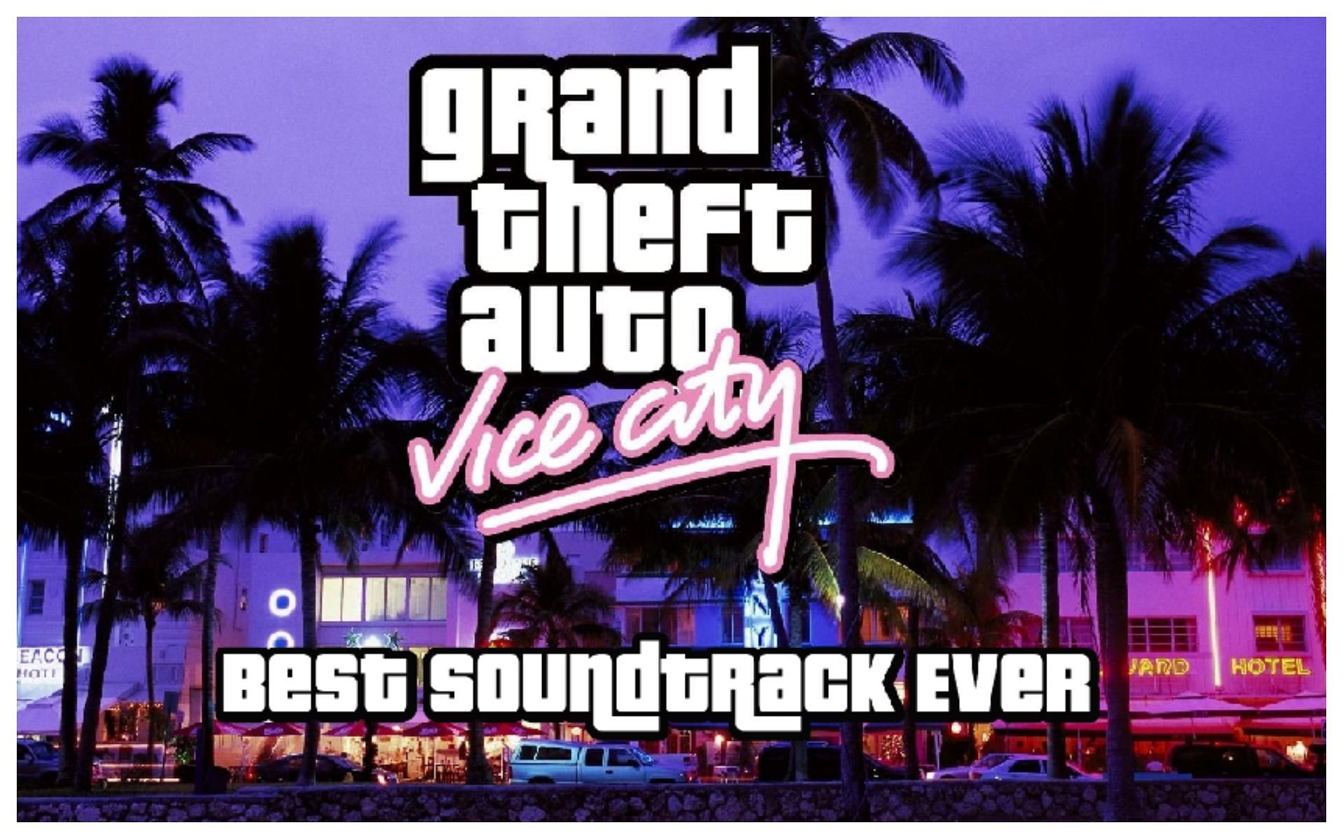 Without a doubt the best GTA soundtrack is in Vice City (Image via Sportskeeda)