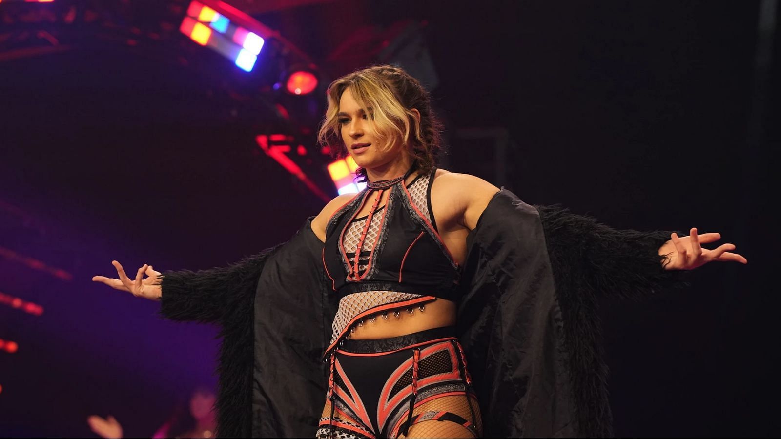 Hayter during her last AEW Rampage appearance.