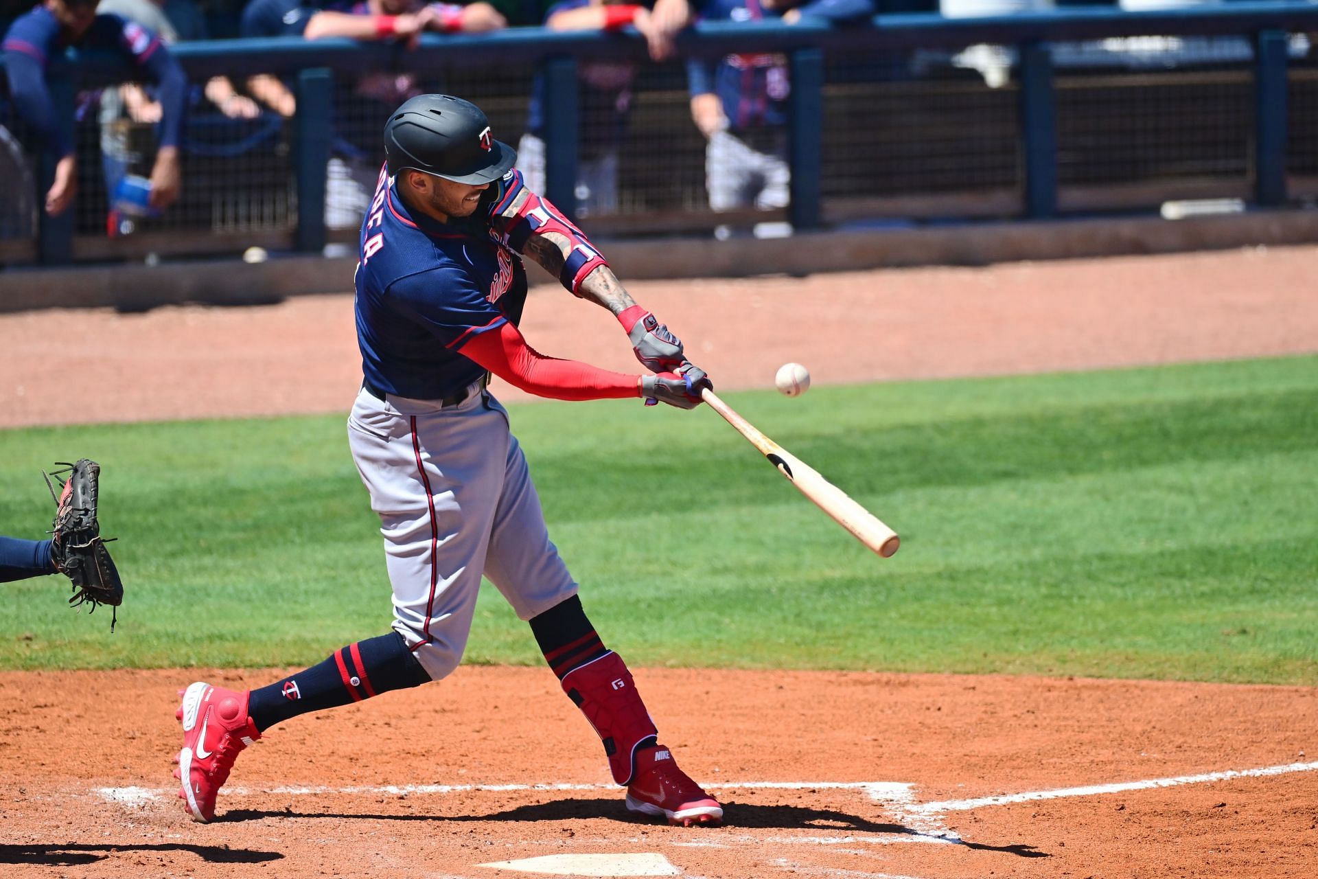 Carlos Correa in a Minnesota Twins v Tampa Bay Rays game