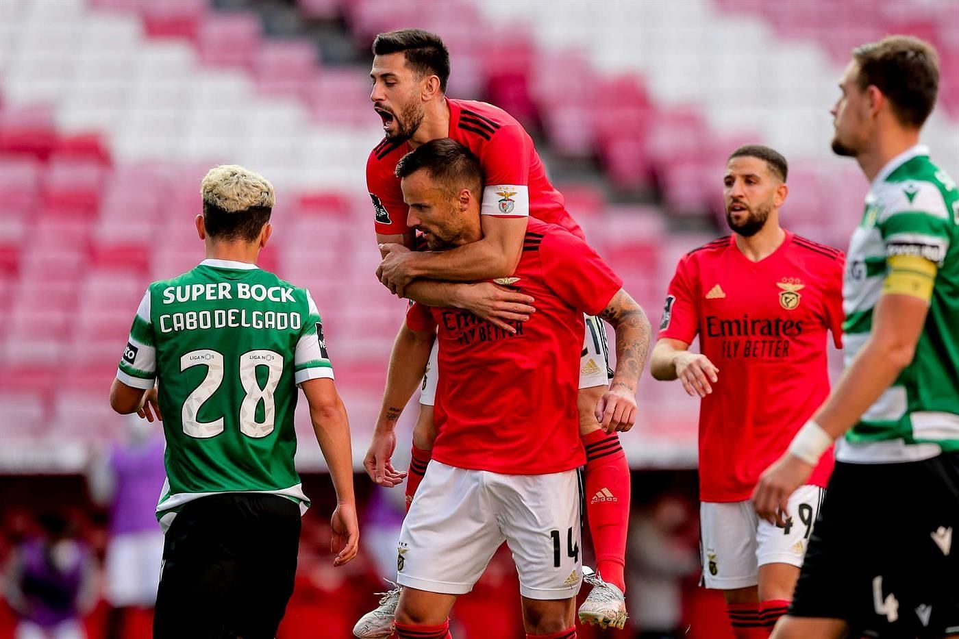 Sporting face Lisbon rivals Benfica in a crucial Primeira Liga fixture on Sunday
