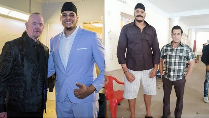 सलमान खान के साथ फिल्म में काम करने वाले भारतीय WWE Superstar ने दिग्गज The Undertaker से की मुलाकात, फोटो शेयर करते हुए कही बड़ी बात