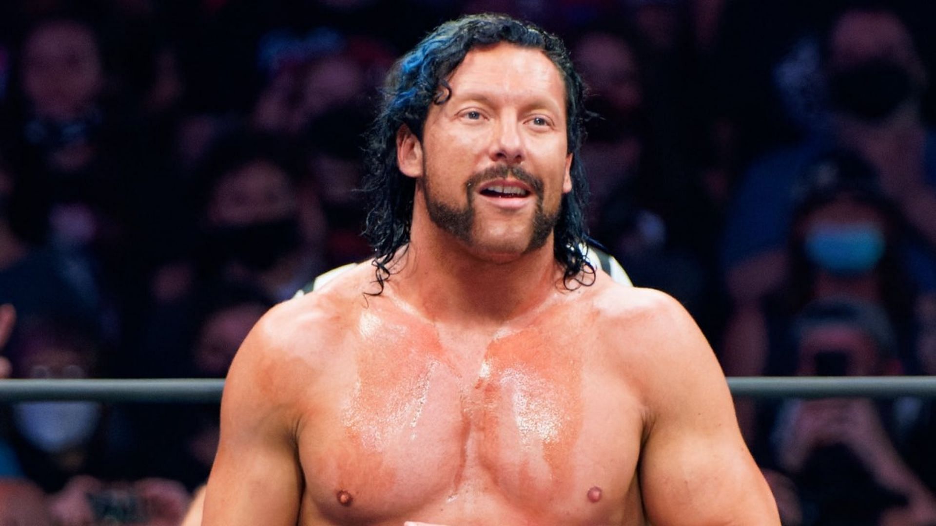 Kenny Omega as AEW World Champion in 2021