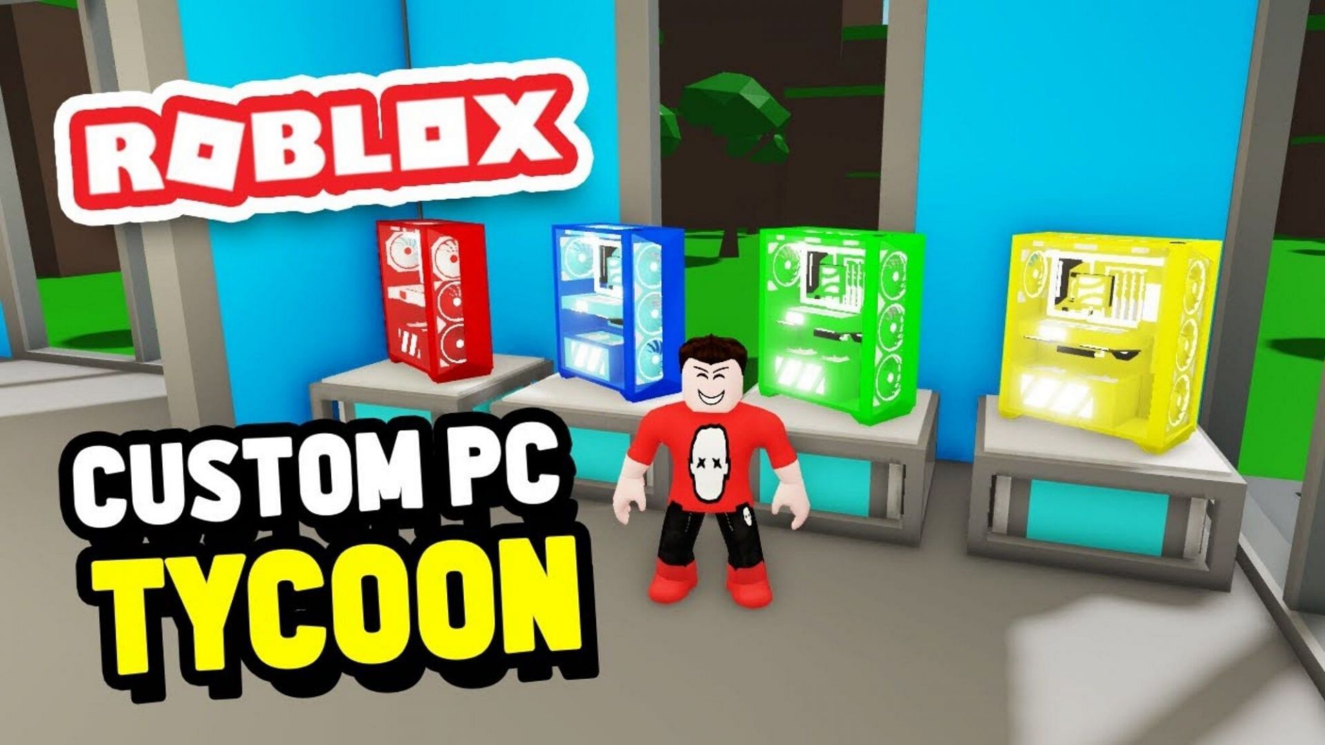 Roblox Custom PC Tycoon codes for free parts and cash (Image via Roblox)