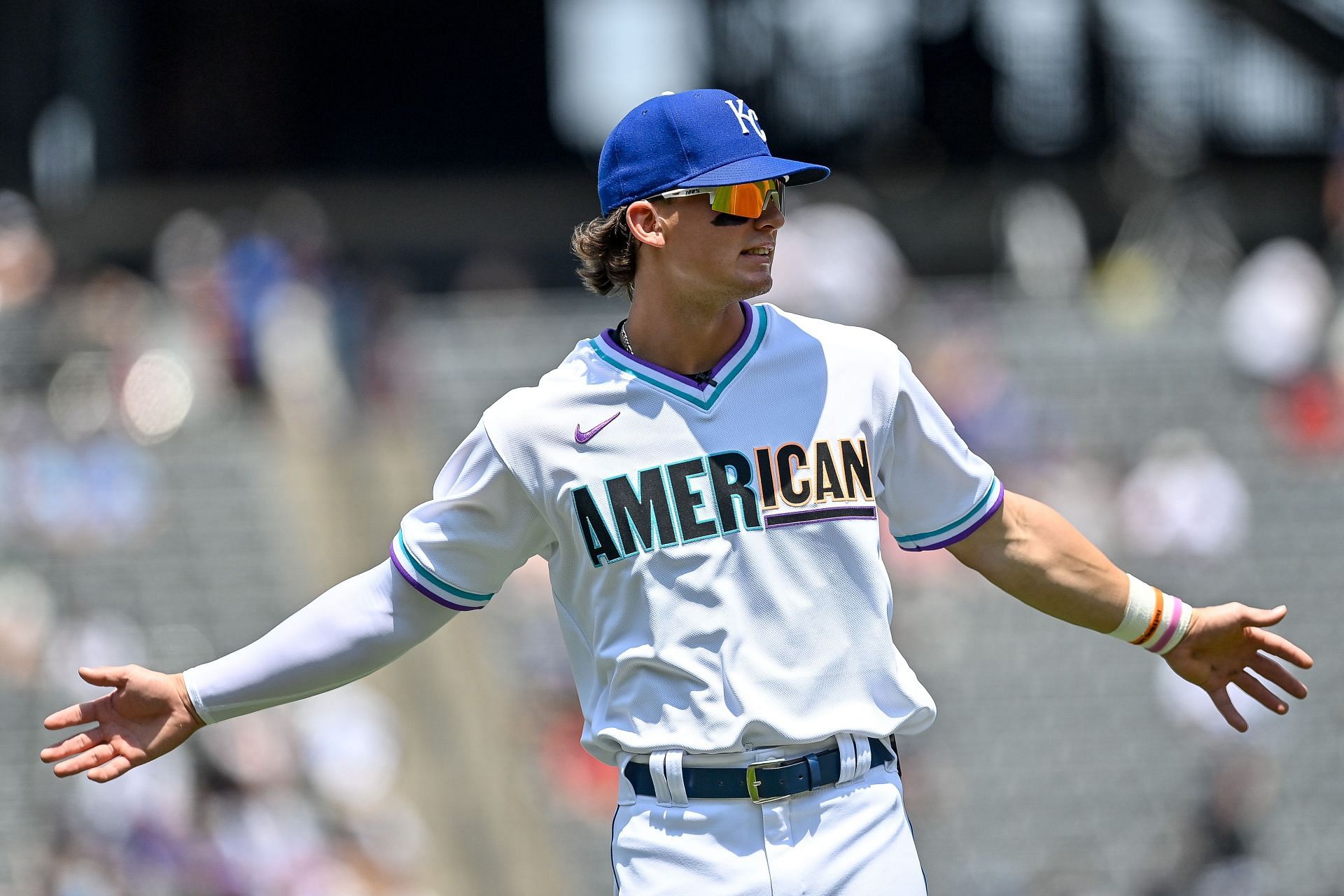 Bobby Witt Jr. in the 2021 SiriusXM All-Star Futures Game