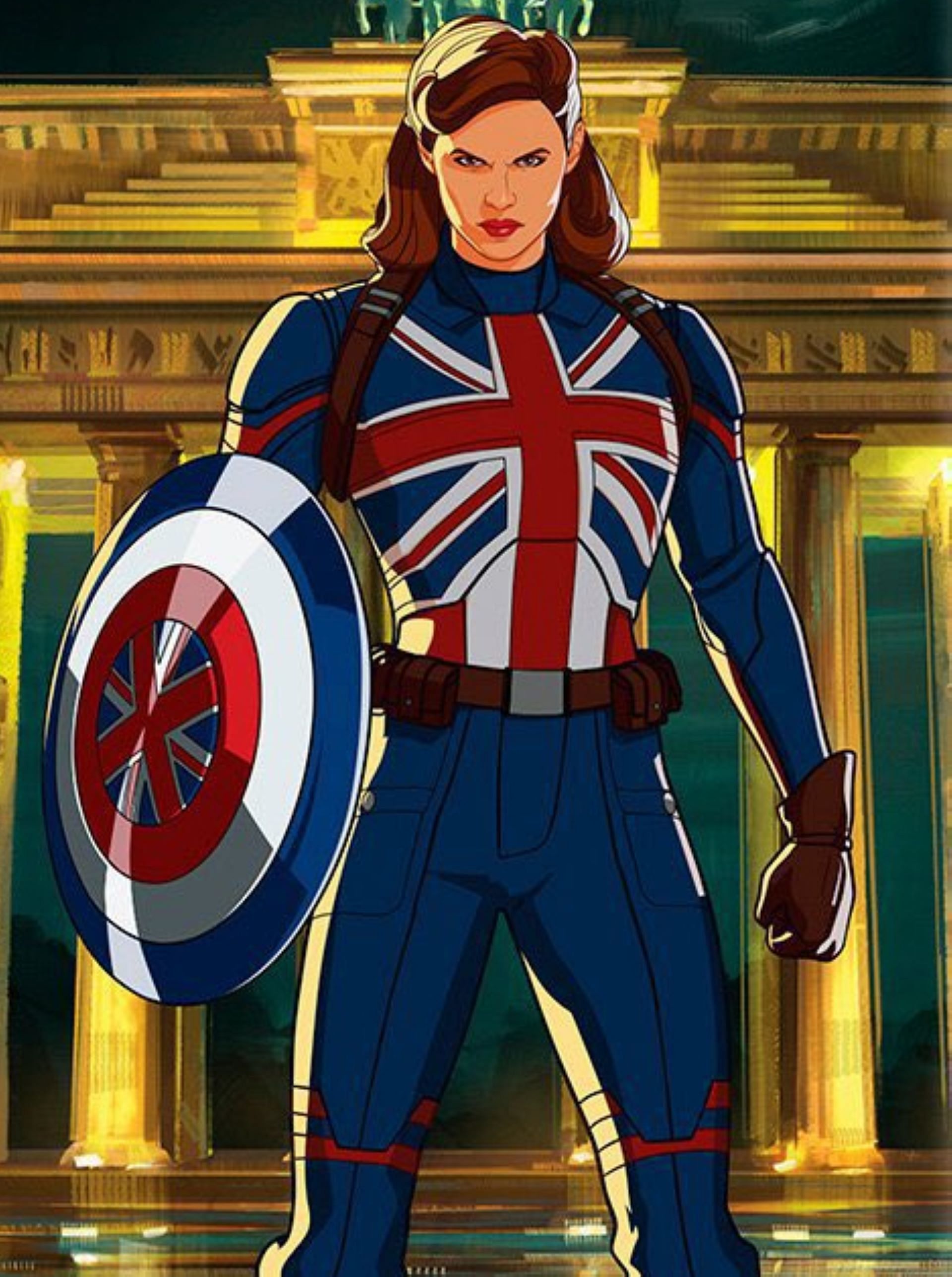Peggy Carter becomes Captain America in What If&hellip;? (Image via Marvel)