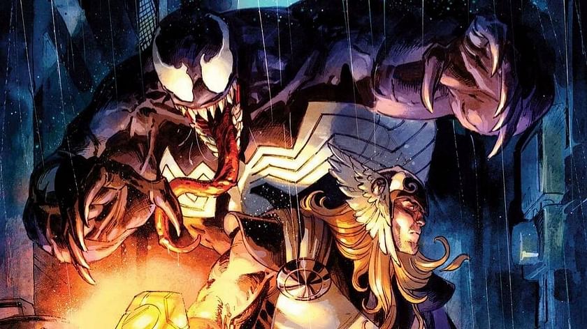 Marvel Comics Mens' Venom Symbiote Alien Spider-Man Basketball Jersey