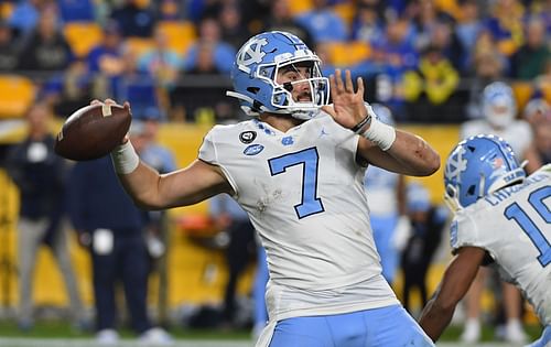 North Carolina quarterback Sam Howell