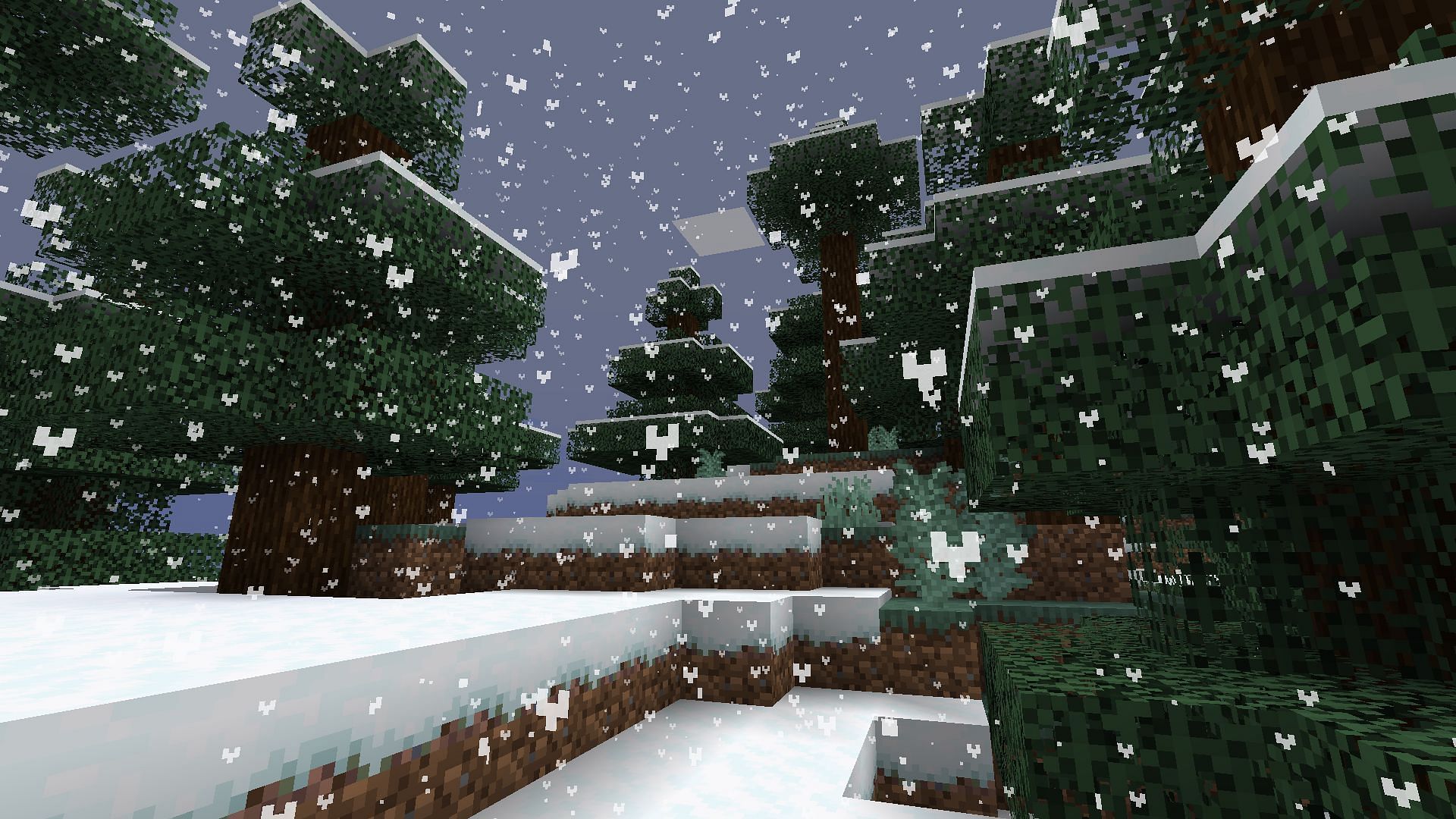 The Heartfelt Weather texture pack (Image via Minecraft)